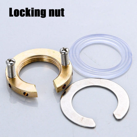 Anti-loosening Nut Kit for Cold and Hot Faucet 2 Sets