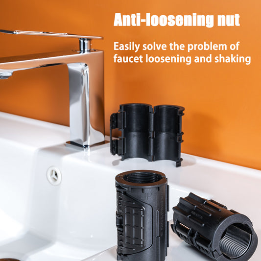 Plastic Anti-loosening Nut for Cold and Hot Faucet 2pieces